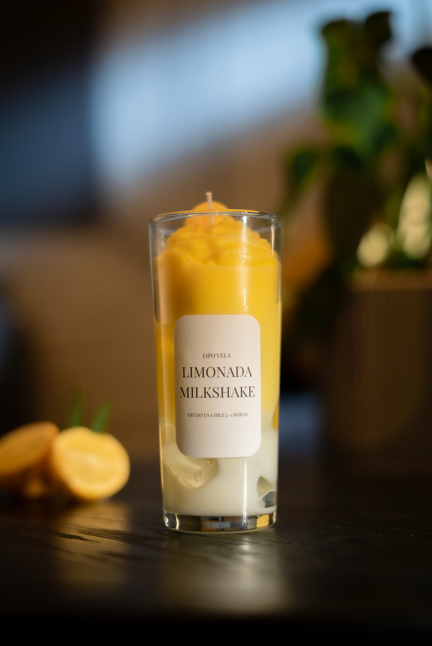 Vela bebida limonada milkshake