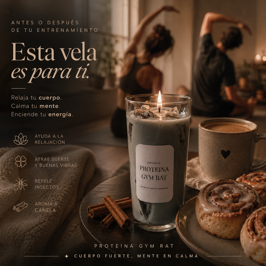 Vela  Bebida Proteína GYM RAT