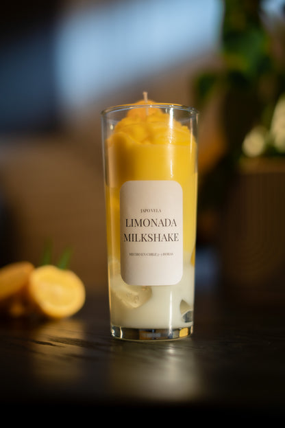 Vela bebida limonada milkshake