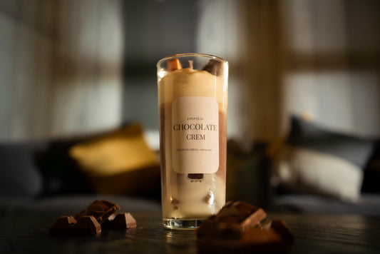 Vela Bebida Chocolate crem