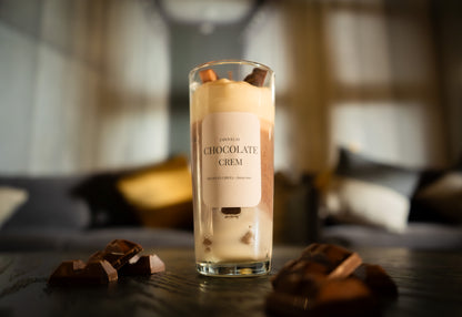 Vela Bebida Chocolate crem
