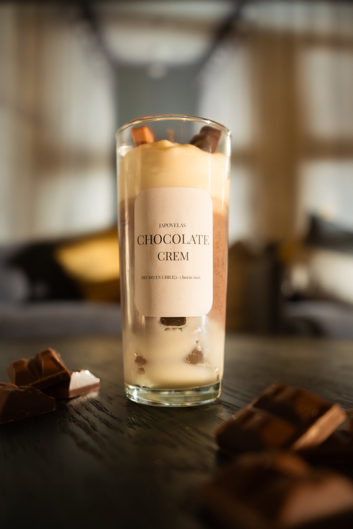 Vela Bebida Chocolate crem