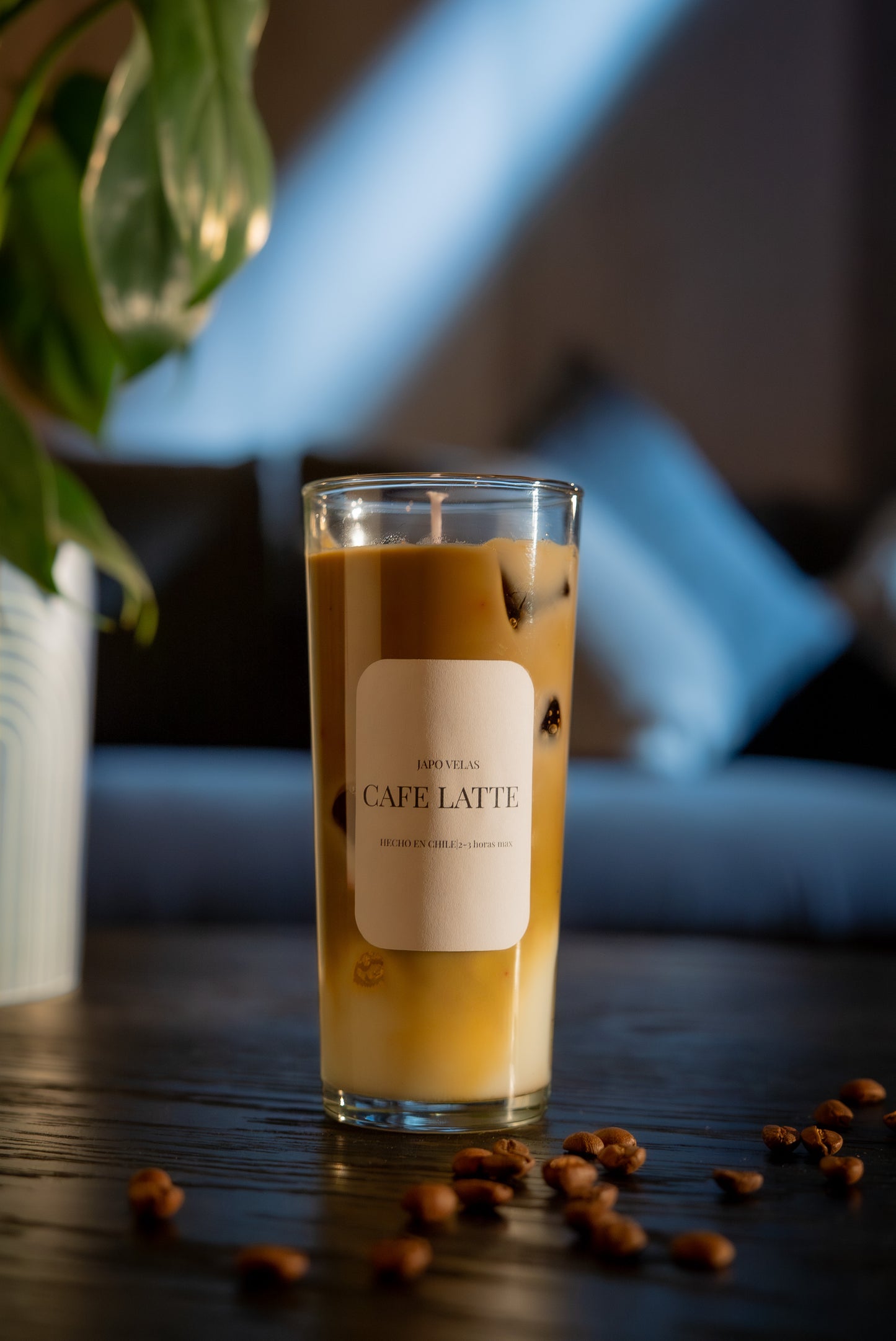 Vela bebida Café Latte
