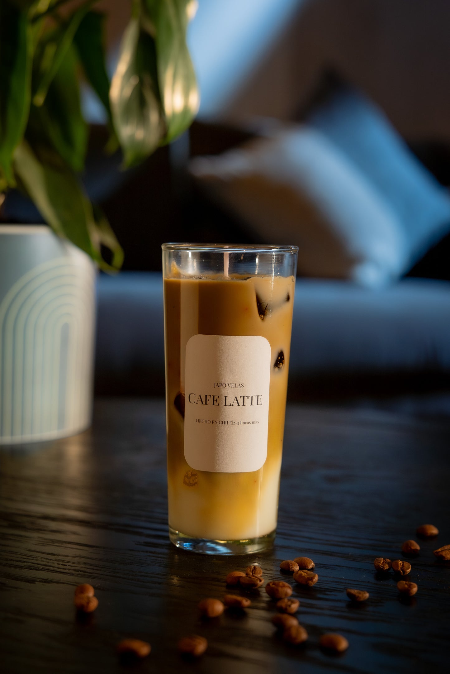 Vela bebida Café Latte