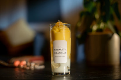 Vela bebida limonada milkshake