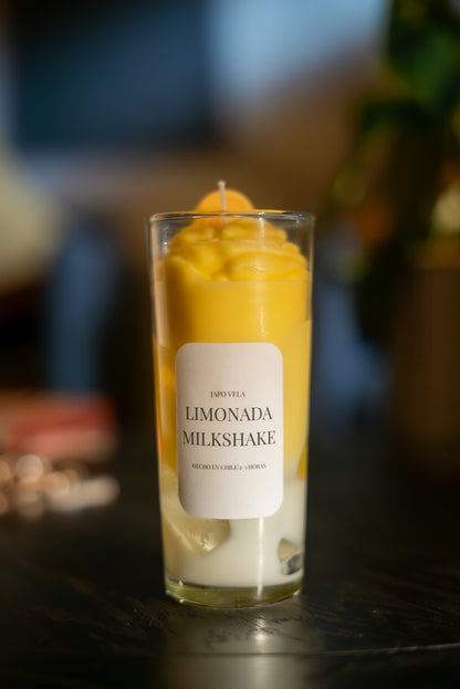 Vela bebida limonada milkshake